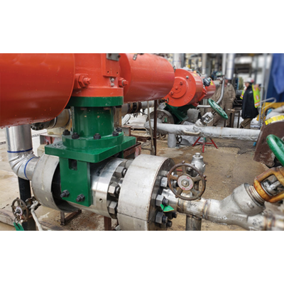 Application example of British pneumatic high temperature ball valve in electric power plant