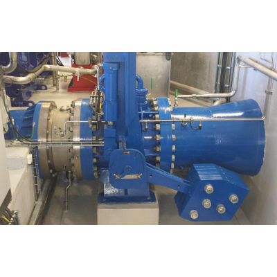 What are the valves used in Belgian hydropower stations
