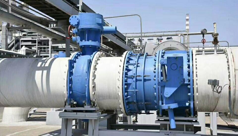 Butterfly valve installation display