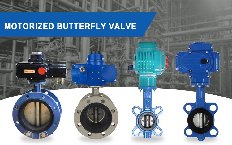 motorized flange butterfly valve