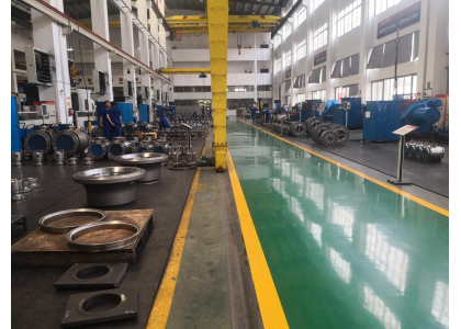 Three eccentric metal hard seal butterfly valve sealing surface processing method