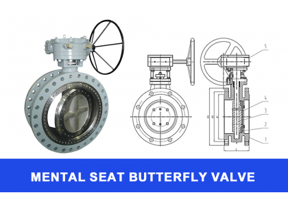 Mental seat butterfly valve function characteristics
