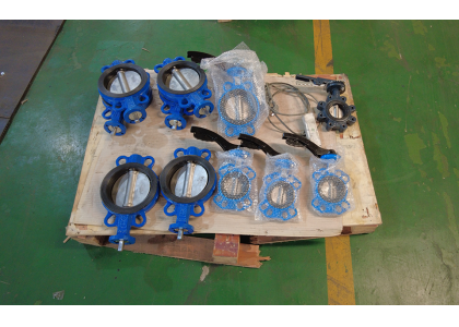 Butterfly valve material identification method