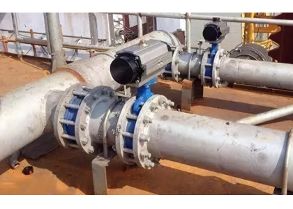 Pneumatic butterfly valve field use precautions
