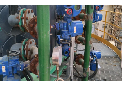 Where is the electric butterfly valve used