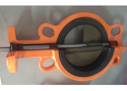 The operating temperature of the resilient butterfly valve