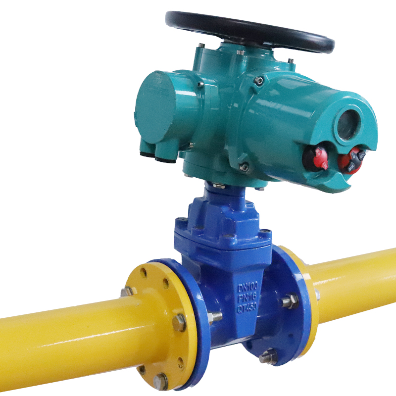 Flange Electric Gate Valve Stainless Steel JIS 10K Flange On Off Type ...