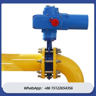 Stainless Steel Wafer Type and Double Flange Electric Actuator Motorized EPDM Seat Butterfly Valve