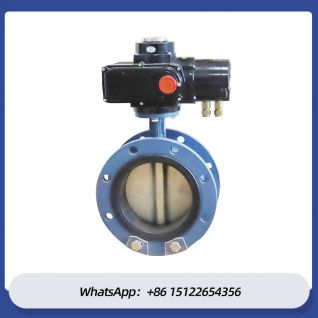 Flanged motorized butterfly valve electric butterfly valve