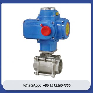 Stainless steel 6 wires control electric motorized ball valves