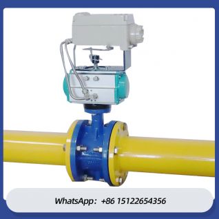 Food grade pneumatic valves flanged butterfly valve wafer butterfly valve for fluid