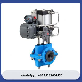 Hot selling pneumatic aluminum alloy flange connection heavy duty pipe pinch valve